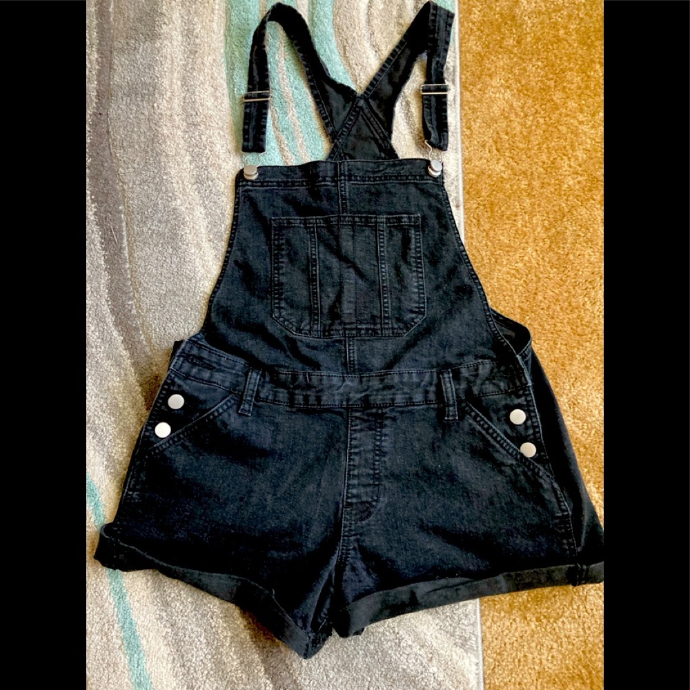 Black Short overalls